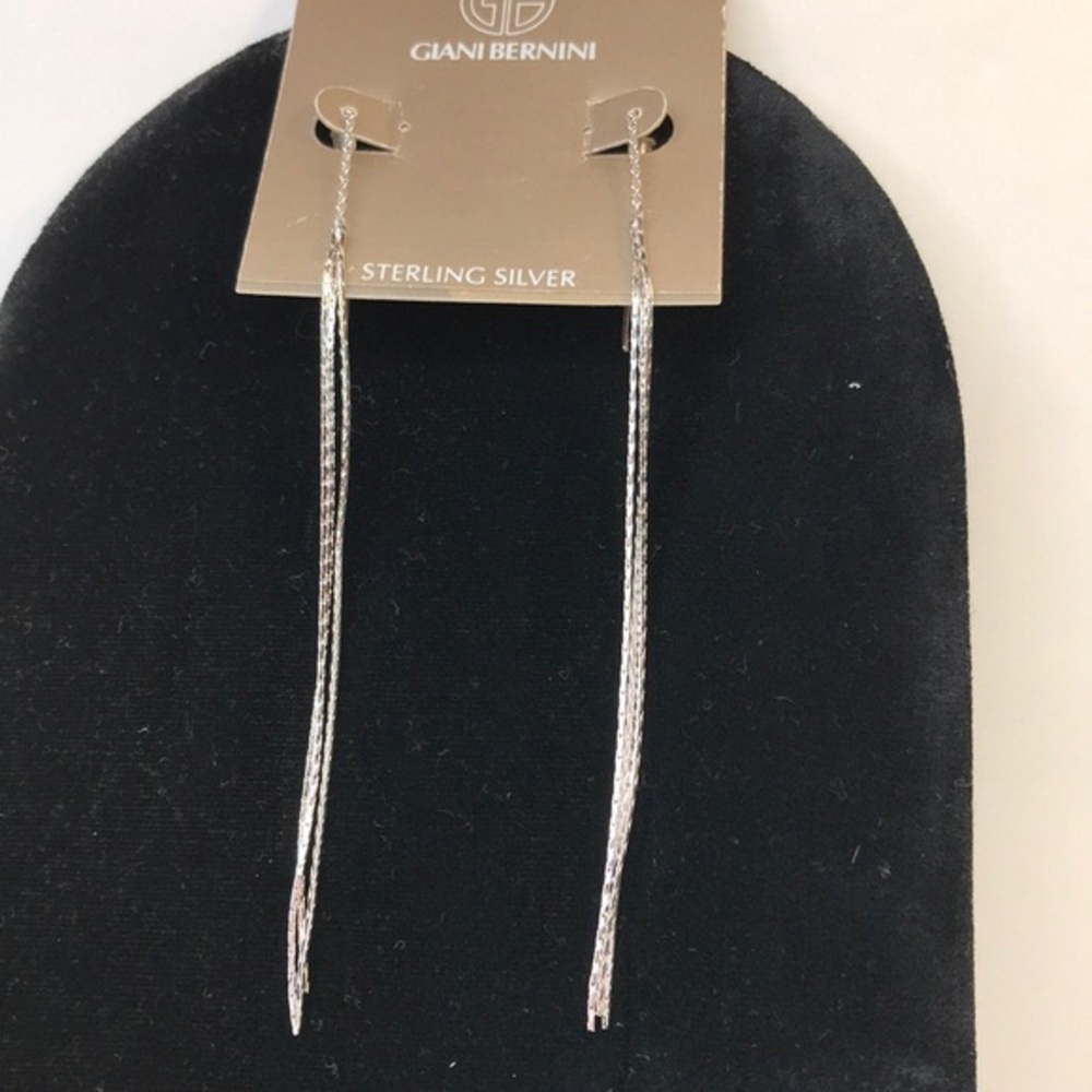 GIANI Bernini Sterling Silver Chain Earrings